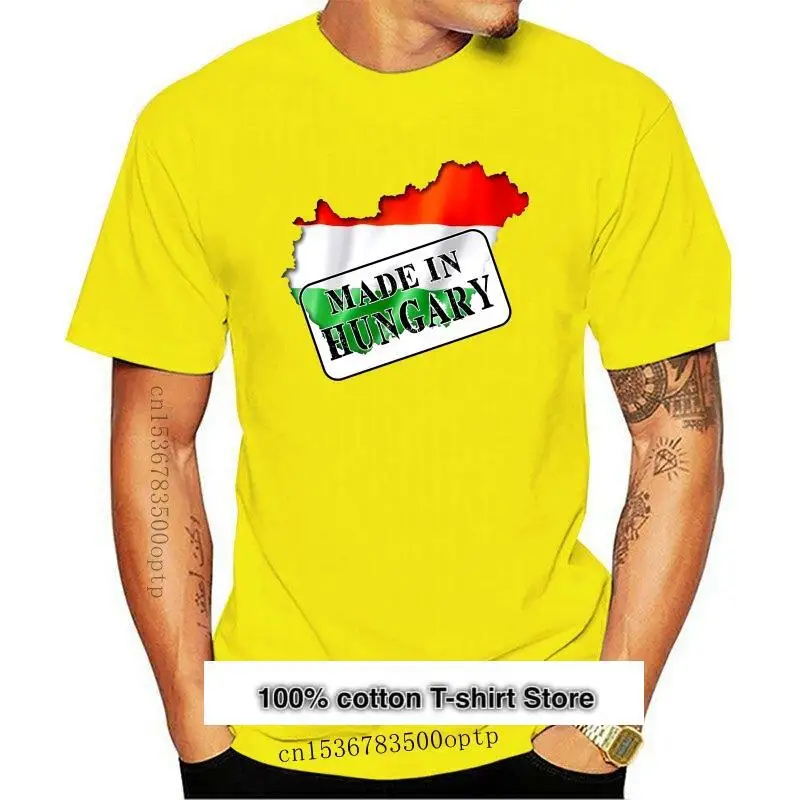 

Camiseta con estampado de bandera de Hungría y mapa para hombre, camiseta informal de moda, regalo, 2021