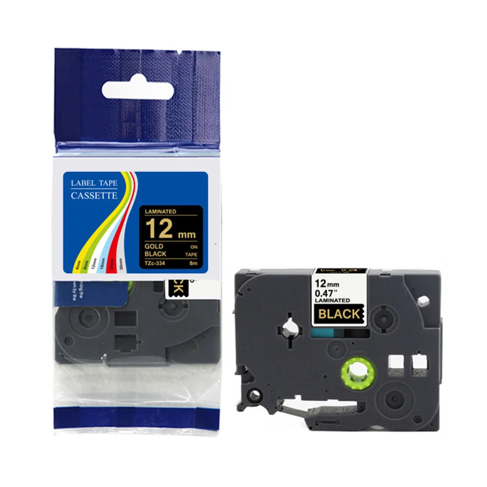 JIANYINGCHEN 2PCS compatible color tze label tape Brothers p-touch printers Tze231 Tze-231 12mm for printer promotion | Компьютеры и