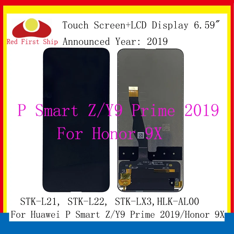 6.59&quot For Huawei Honor 9X / Y9 Prime 2019 STK-L21 LCD Display Touch Screen Digitizer Assembly P Smart Z Replacement | Мобильные