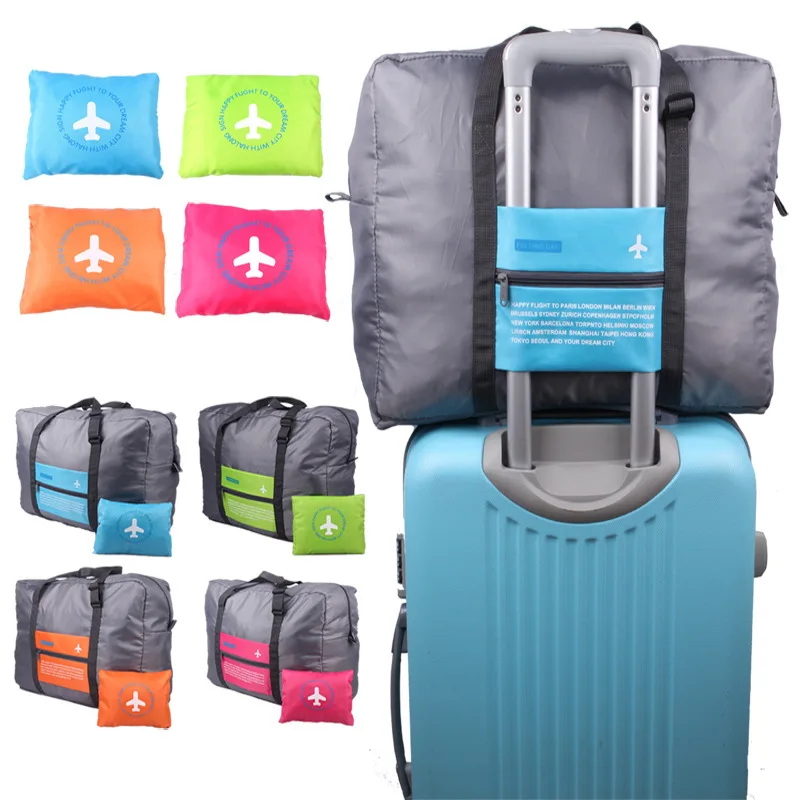 

2021 Fashionable Oxford Cloth Travel Bags Large Capacity Folding Waterproof Travel Bag Handbag Trolley Travel Stereo Storage Bag