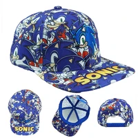 cartoon blue hat baseball trucker caps adjustable hip hop hats for adult men women boys cosplay accessories