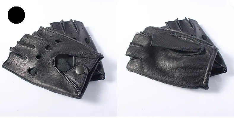 Перчатки мужские из натуральной кожи для вождения без подкладки 100% оленьей