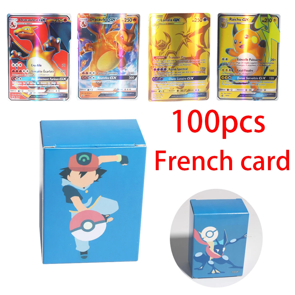 Caja de Cartas coleccionables de Pokemon, tarjetas coleccionables de sol y luna, evoluciones de Fates ocultos, GX EX tag, 324 unids/caja-5