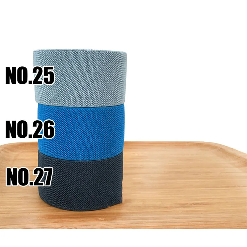 

Meetee 5Yards 38MM Colorful Thicking Elastic Bands Webbing for Garment Trousers Waist Rubber Band Handmade Accessories AP618