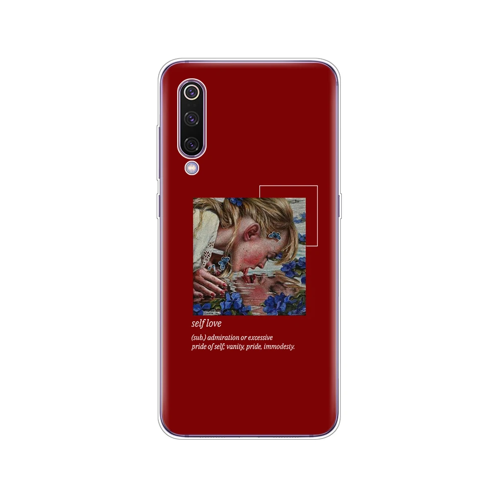case for xiaomi mi 9 cover cute Silicone Soft coque housing For Xiaomi Mi9 SE Phone Shell bumper Funny | Мобильные телефоны и
