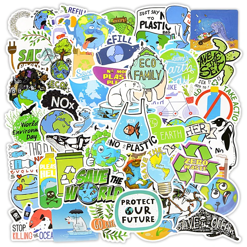 

50pcs Car Personality Sticker Environmental Protection Graffiti Stickers Suitcase Auto Motorcycle Body Graffiti Sticker