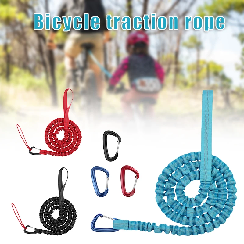 

Hot Bike Bungee Tow Rope for Kids Cycling Stretch Pull Strap for Riding Further with Your Compatible with Any Bicycle