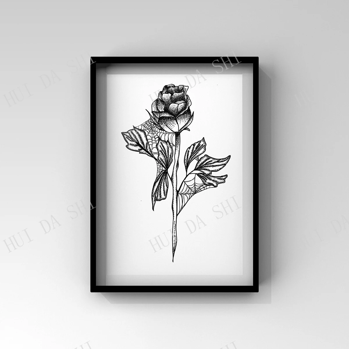 

Webbed Rose print