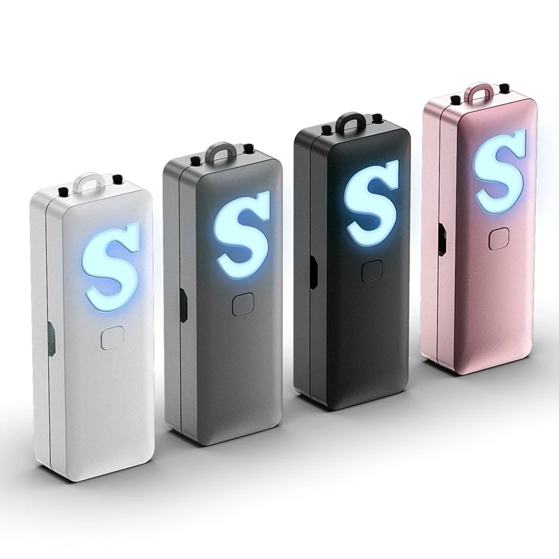 

2 Pcs Hanging Neck Air Purifier Personal Wearable Mini Portable Air Freshener Ionizer Negative Ion Purifier