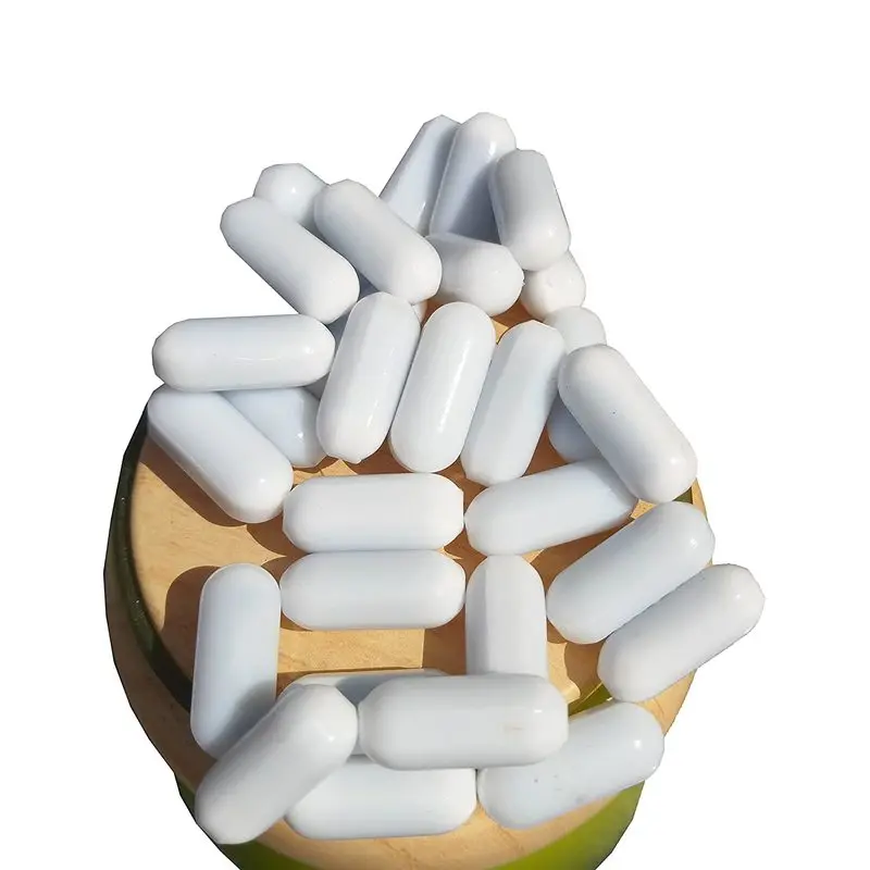 Лабораторный Магнитный мешалка из ПТФЭ 12 шт. белый цвет|Лабораторные