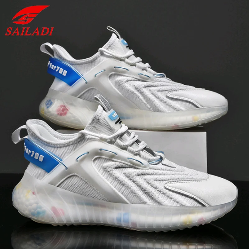 

Sailadi Running Shoes Men Comfortable Breathable Sports Shoes Outdoor Fitness Training Walking Sneakers S21907