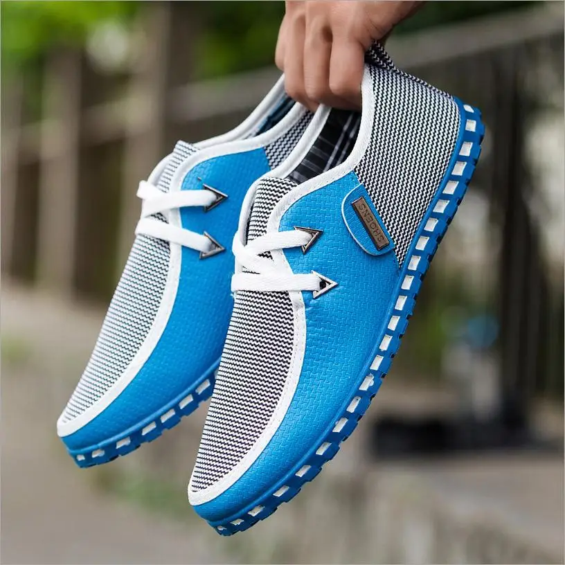 Summer Loafers Men Casual Shoes Fashion Slip On Sneakers Flats Driving PLUS SIZE 39-47 Trainers Zapatos Leather | Обувь