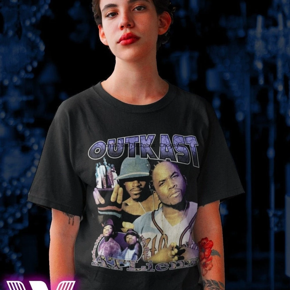 

Outkast ATLiens T Shirt 90's Hip Hop Rap Tee Shirt