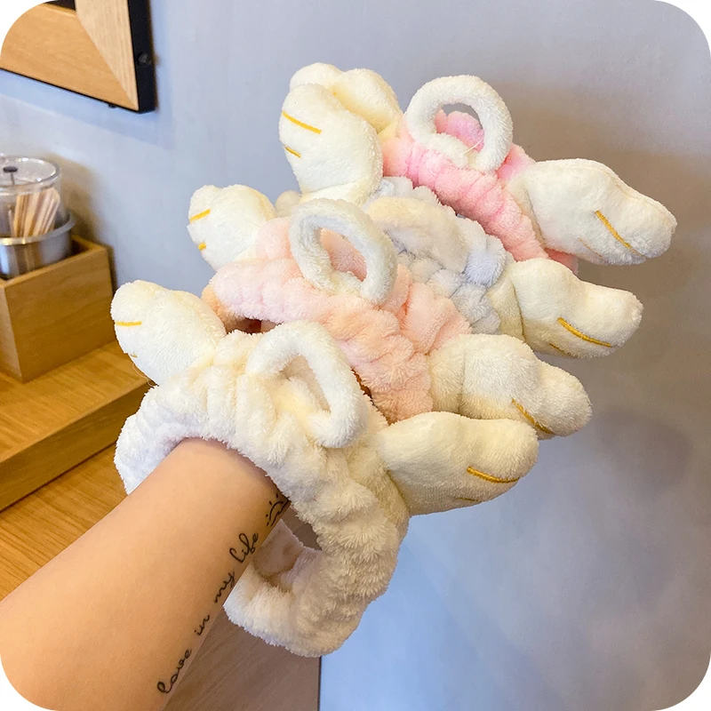 

Южная Корея, милая повязка для волос для мойки лица, повязка на голову для девушек, нанесите маску для лица, простая повязка для волос, головн...