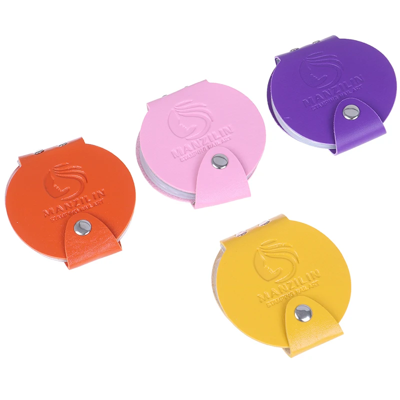 4 цвета из искусственной кожи пластины для штамповки ногтей сумка Папка 24 слота