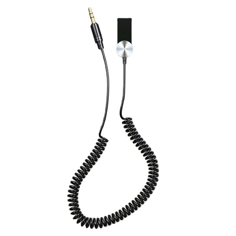 

Bluetooth Adapter Car Bluetooth 5.0 Receiver USB Audio Adapter with 3.5 mm Jack for Car Speakers Built-in Microphone