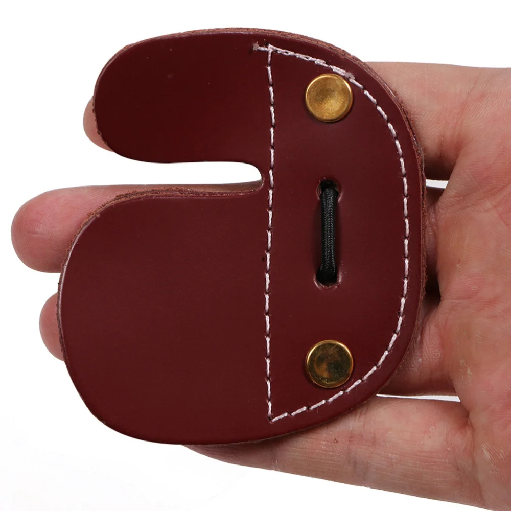 

1pc Protective Gear Useful Double-layer Durable Portable Hunting Bow Archery Finger Protective Gear for Family Friends