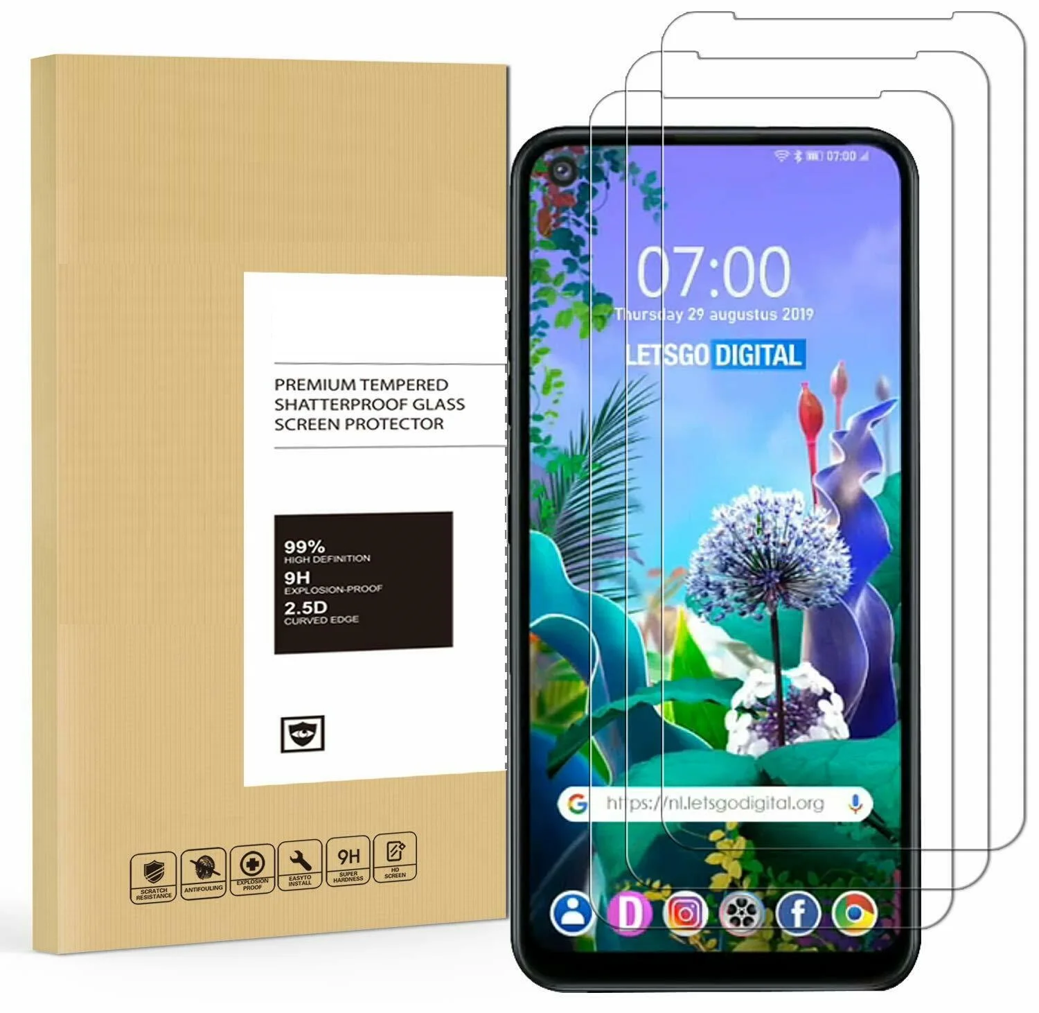 

Tempered Glass For LG Q70 Glass Screen Protector 9H Premium Glass For LG Q70 Protective Film Safe Case