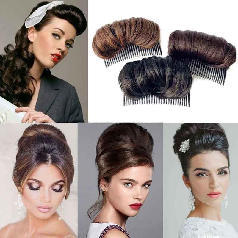 

Hair enhancing Puffy Bangs Puff Hair Head Cushion Hair Accessories for Women Lady Girl SEC88