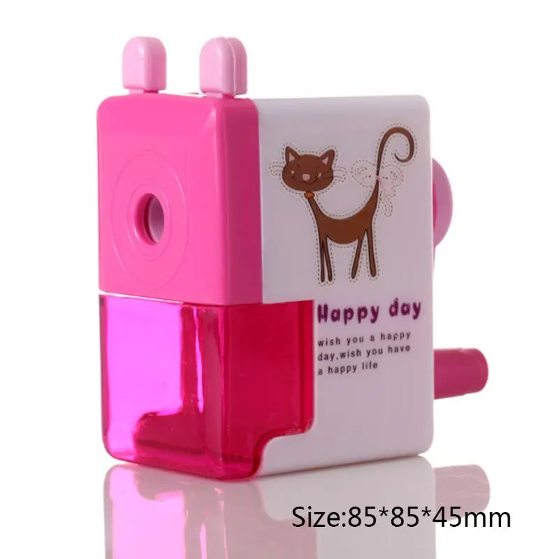

Kawaii Cartoon Mechanical Pencil Sharpener ABS Material Escolar Papelaria Office School Supplies DXAB