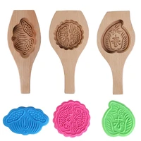 mooncake mold mid autumn moon cake pastry cake cookie baking mould manual diy dessert food maker kitchen cake decoration tool