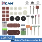 Набор аксессуаров для абразивных инструментов XCAN, 105 шт., набор аксессуаров для вращающихся инструментов для Dremel, шлифовальные, шлифовальные, полировальные, режущие инструменты