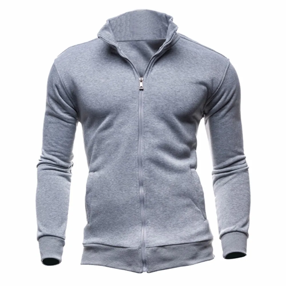 

New Men Male Tracksuit Hip Hop Autumn Winter Sweatshirt Fashion Brand Hoodies Personality Zipper top coat cotton clothes