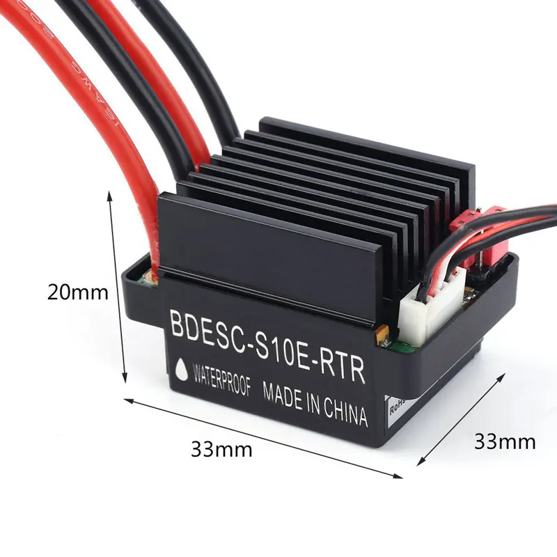 320A 2S-3S Матовый водонепроницаемый двухсторонний ESC для 1/8 1/10 RC Car/Boat 540/550 Motor |