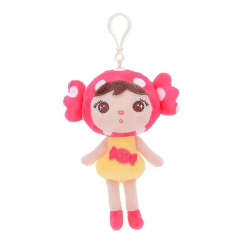 

Cute Plush Pendant Toy Doll Clamshell Keychain Plastic Buckle 5Colors 17Cm Wj04
