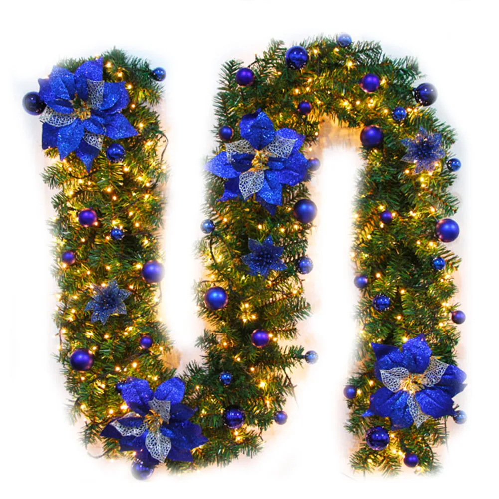 

Hot Artificial Flower Vines Christmas Decor Rattan Home Door Hanging Props Mall Showcase Decor FQ-ing