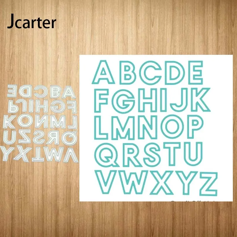 

New Design Metal Cutting Dies English Alphabet Craft Stencil Diy Scrapbooking Handmade Card Make Shape Album Decoration Model