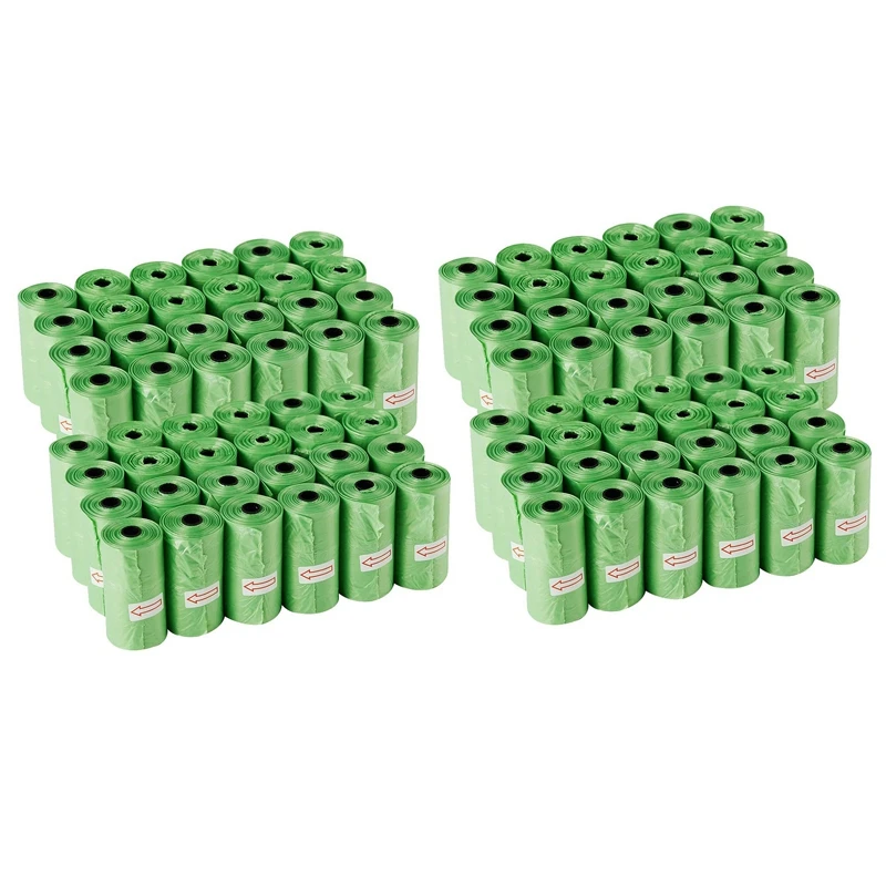 

New-Dog Poop Bags with Leak-Proof Unscented Compostable Pet Waste Disposal Refill for Doggy Puppy 1440 Bags, 96 Rolls