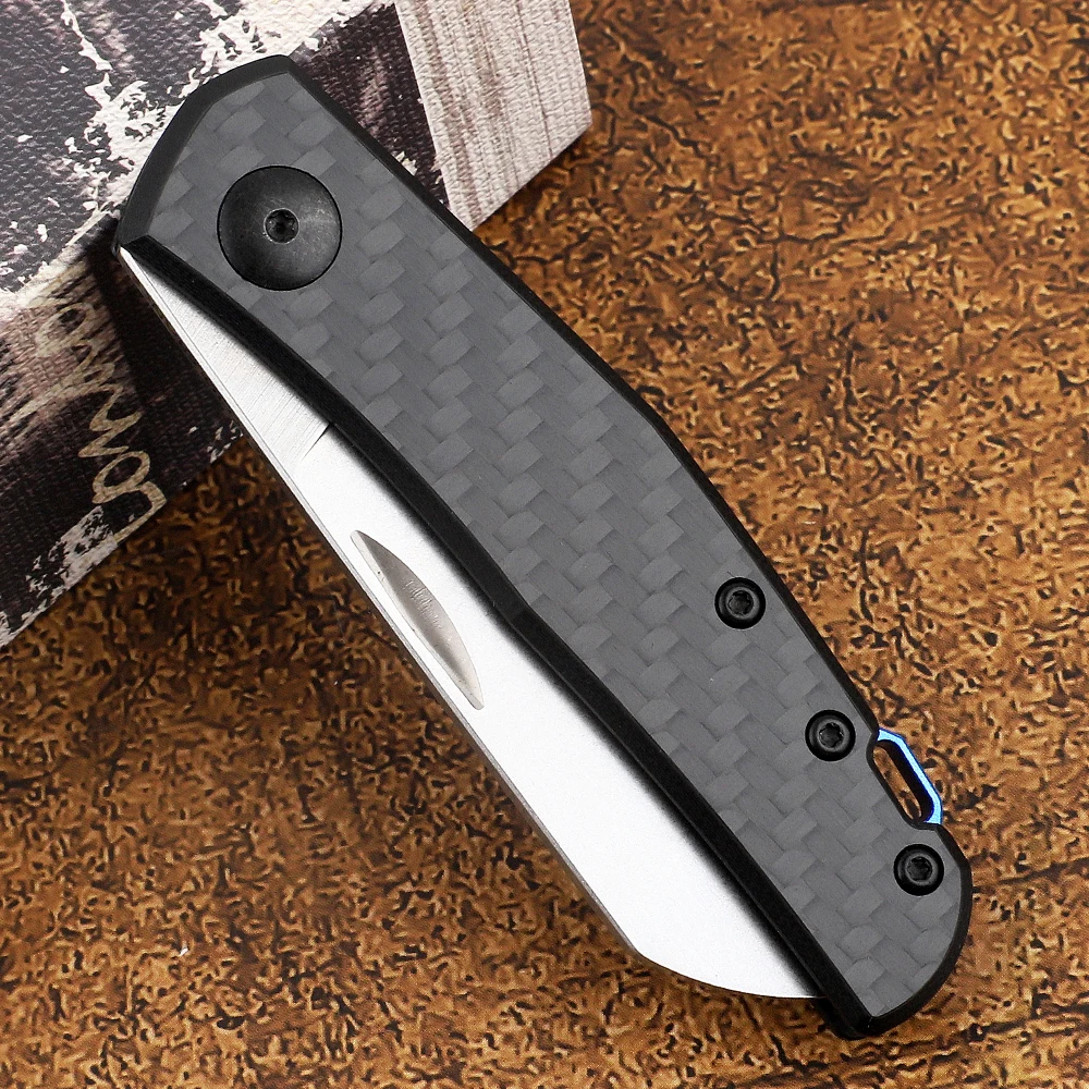 Складной нож ZT 0230 карманный складной из углеродного волокна с ручкой Mark 20CV для