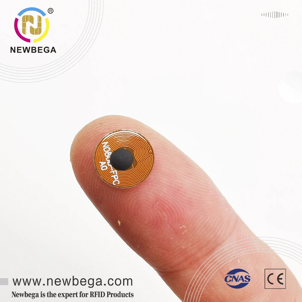 NFC Bluetooth FPC на металлической наклейке бирка с подлинным чипом RFID Ntag213
