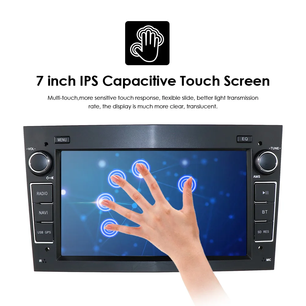 Ips DSP 2GB Android 9,0 2 DIN Автомобильный gps для opel Vauxhall Astra H G J Vectra Antara Zafira Corsa Vivaro Meriva Veda камера