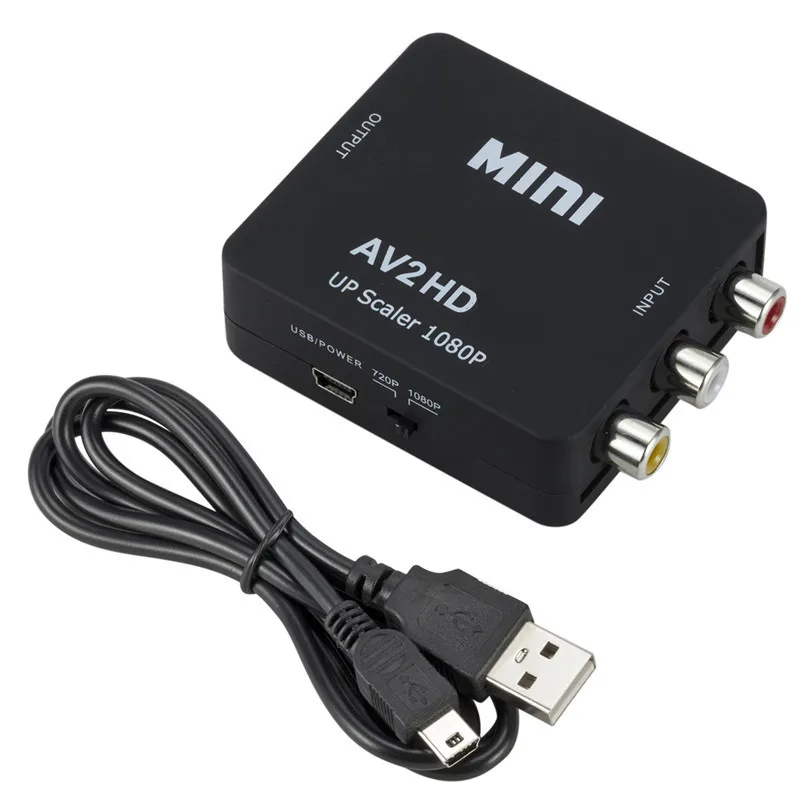 

Адаптер-преобразователь AV/CVSB L/R, совместимый с HDMI, 1080P