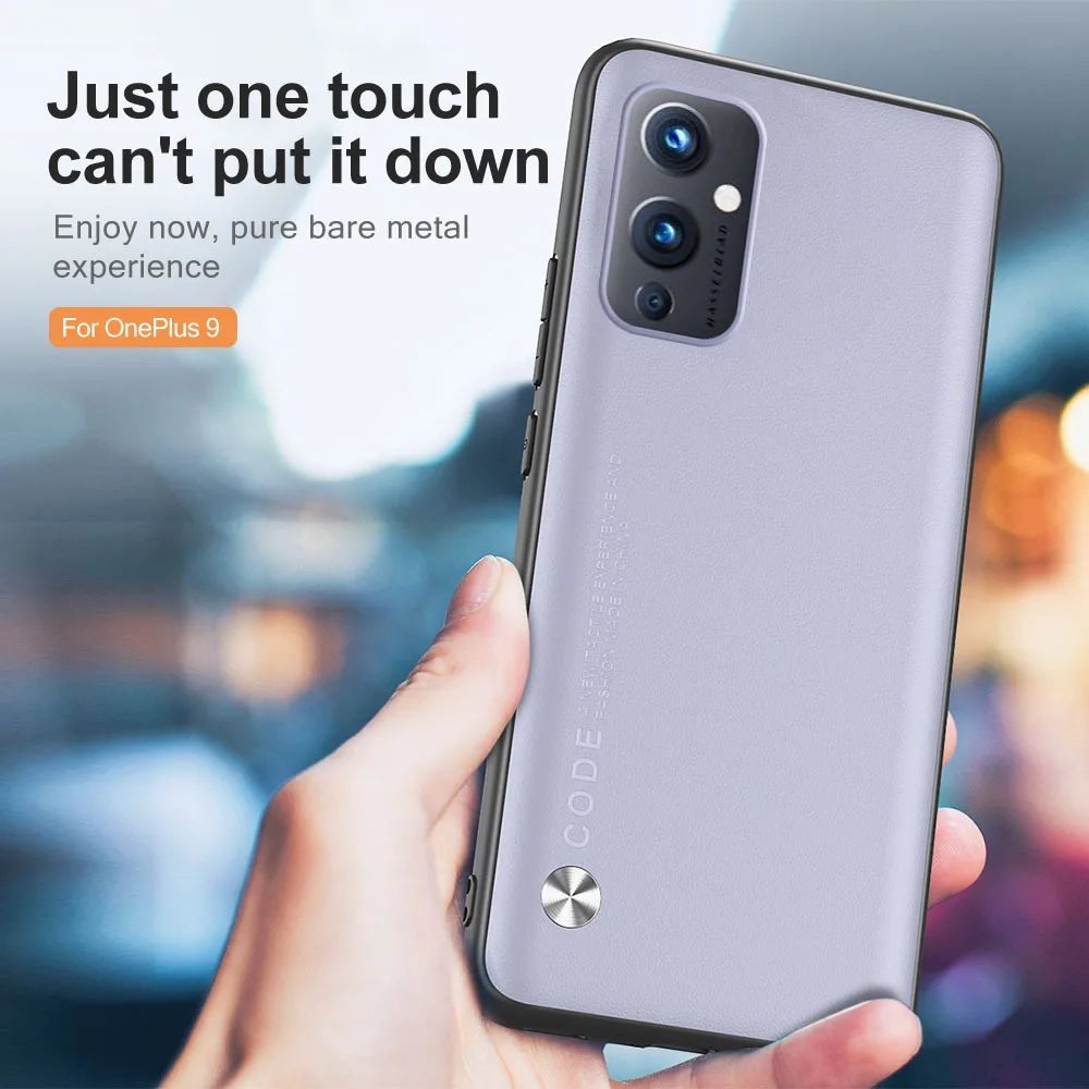 luxury leather case for oneplus 9 shockproof full cover phone back shell coque fundas for one plus 9r 9pro 8 8t silicone bumper free global shipping