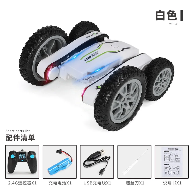 

Remote control stunt car 360 rotating car remote control car toy butterfly car roll double-sided car with light