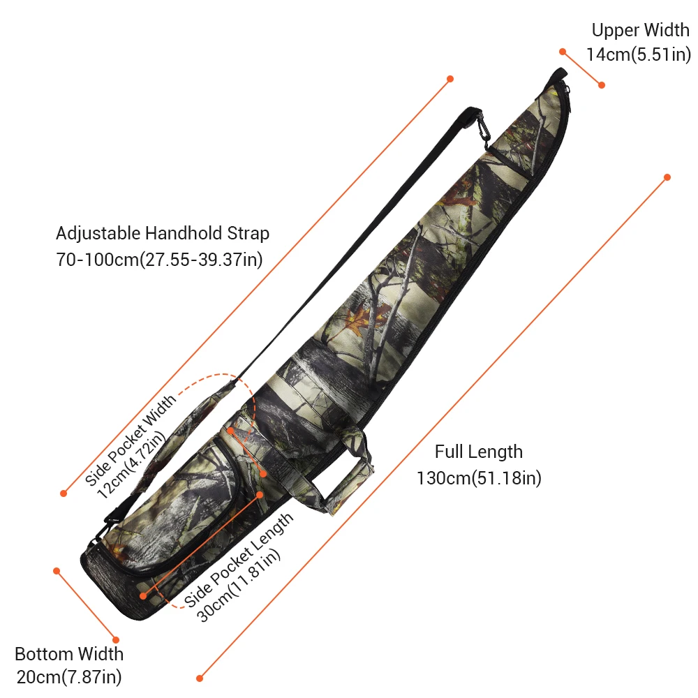 Airsoft Открытый военный Винтовка Сумка Чехол 130 см камуфляжная пушка Мягкий