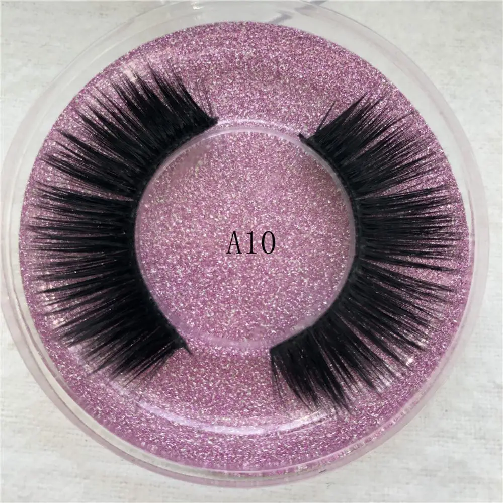 Сексуальная 1 пара ручная работа 3D норковые волосы красивые толстые длинные