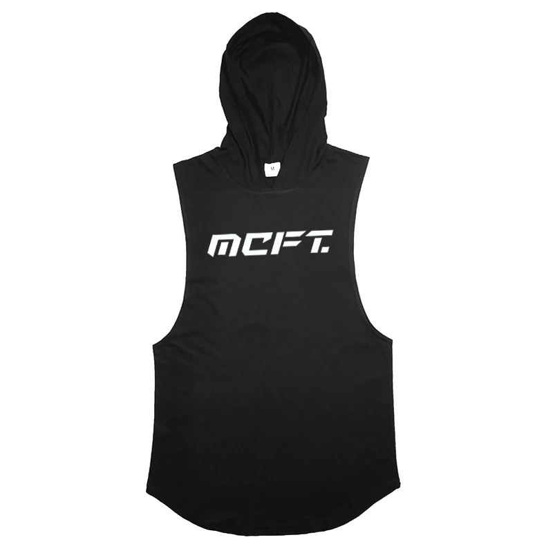 

Brand Gym Clothing Bodybuilding Hoodie Sleeveless Shirt Fitness Mens Tank Top Muscle Vest Stringer Undershirt Summer TankTop