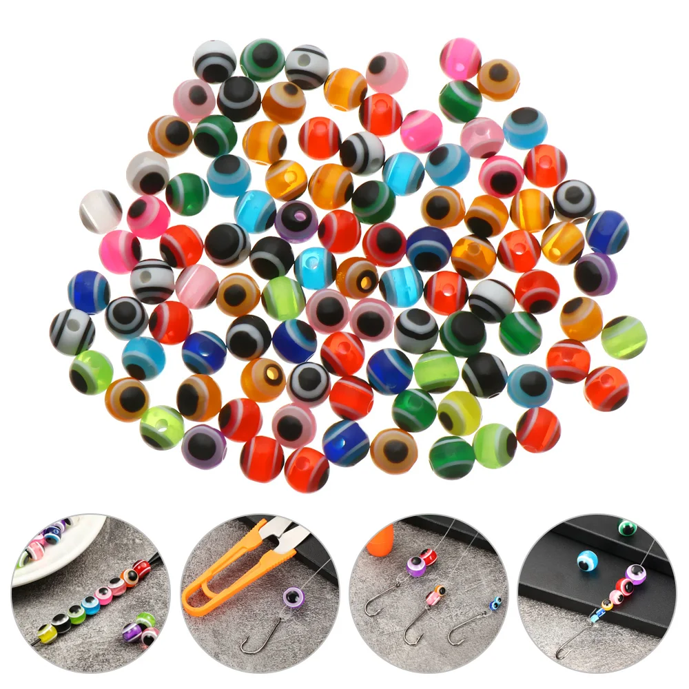 

4/5/6/8/10/12mm Mixed Color Fish Eye Fishing Beads Nice-designed Artificial Flies Lures Fly Tying DIY Kit Bass Fishing Tackle