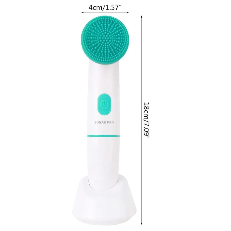

1Set Silicone Electric Facial Cleanser Waterproof Facial Cleansing Brush for Gentle Exfoliation Deep Scrubbing Face Care
