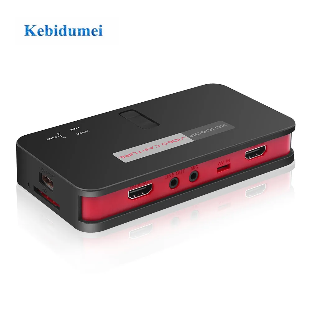 

1080P HDMI-compatible Game 60fps HD Video Capture Box Grabber For XBOX PS3 PS4 TV Medical Online Live Streaming Video Recorde