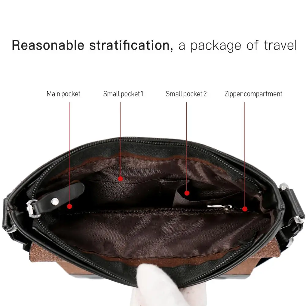 Классическая клетчатая дизайнерская деловая мужская сумка ретро брендовая