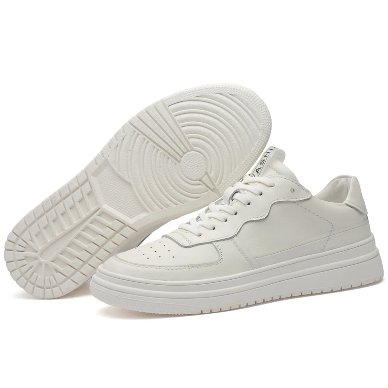 

2020 Trend Sneakers Mens Shoes Genuine Leather Casual Shoes Brand Top Quality Breathable Fashion Shoes Comfortable Spring Autumn