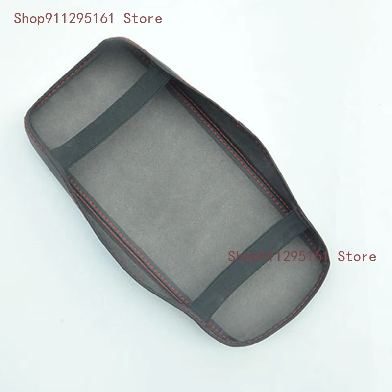 

Car Styling Center Armrest Cover Leather Armrest Compartment Cover With Red Stitching For Elantra 2016 2017 2018 2019 2020