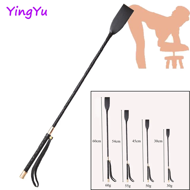 

60/54/45/30CM PU Leather Spanking Paddle Long Whip Flirting BDSM Bondage Sex Toys For Woman Adults Role Play SM Products