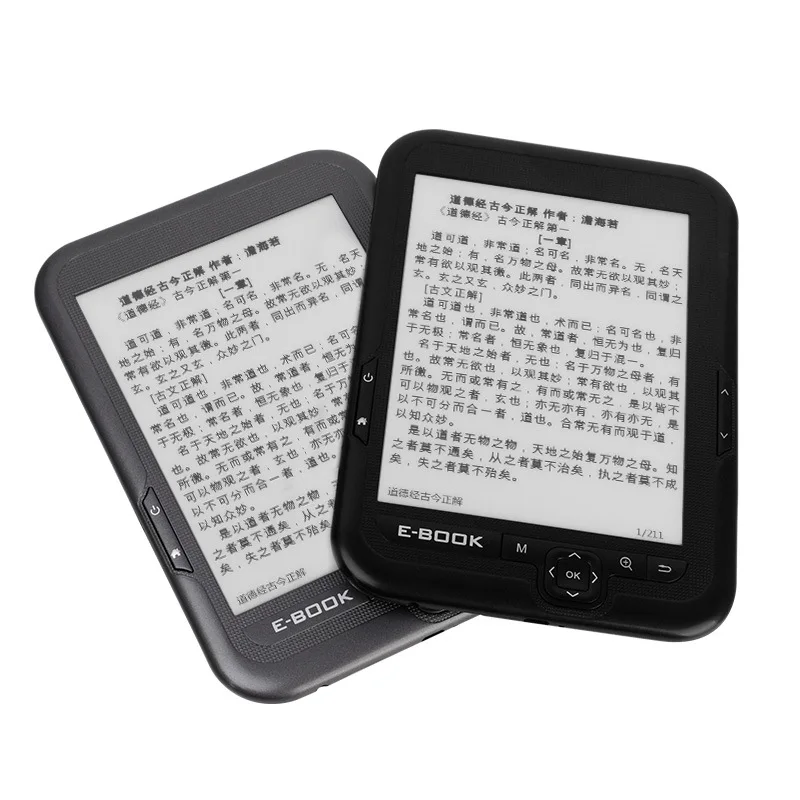 Новинка! Тоньше 8 GB/16 GB 6 ''e book Reader дюймов e ink FB2 русская электронная книга