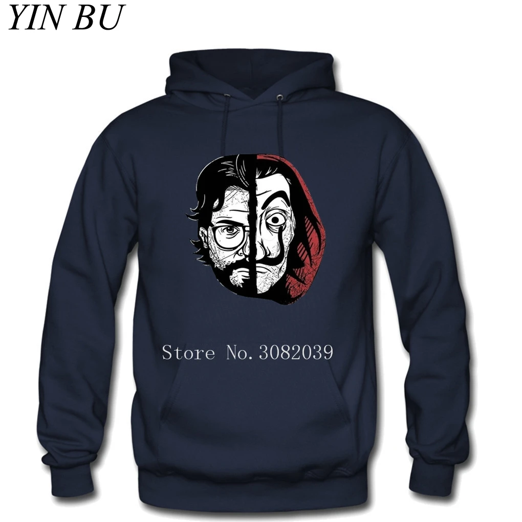 Новые мужские толстовки с капюшоном La Casa De Papel Money Heist House Of paper толстовка для